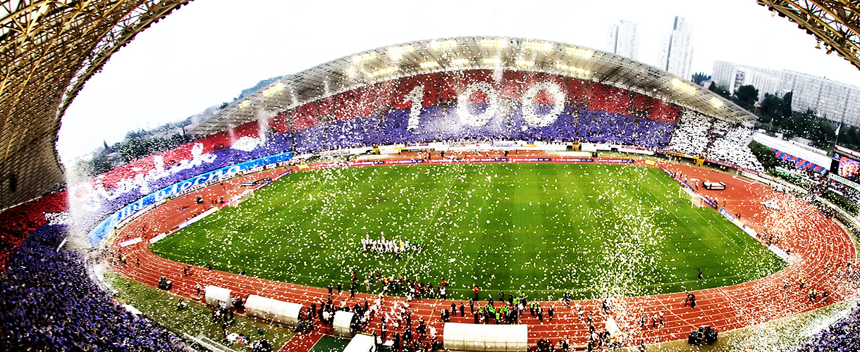 Camisa retrô Hadjuk split listrada ML - CRO