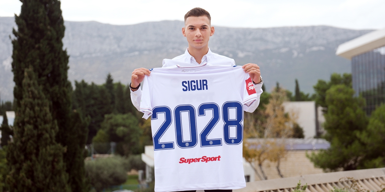 Niko Sigur produžio vjernost Bijelima do 2028 godine HNK Hajduk Split