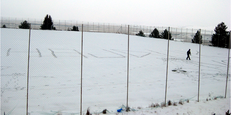 Hajduk u snijegu (Kupres)