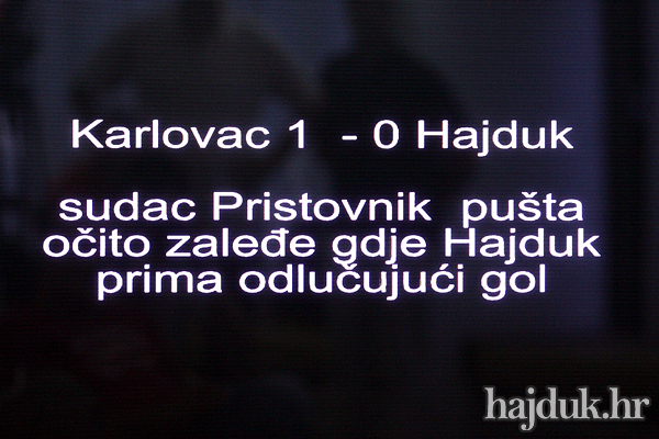 Press uoči Hajduk - Dinamo (B)