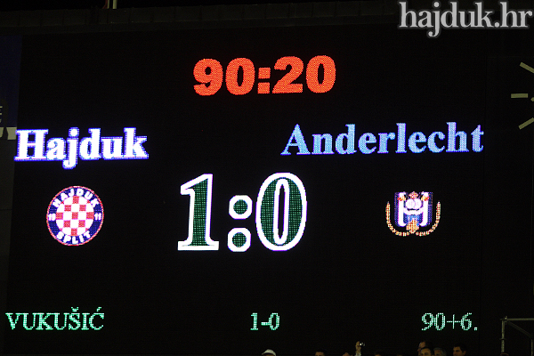 Hajduk - Anderlecht 1:0