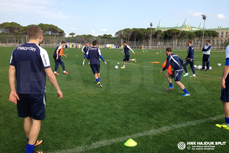 Jutarnji trening, Antalya 21. siječnja