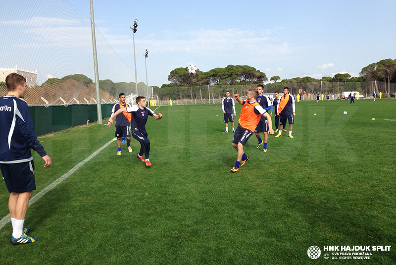 Jutarnji trening, Antalya 21. siječnja