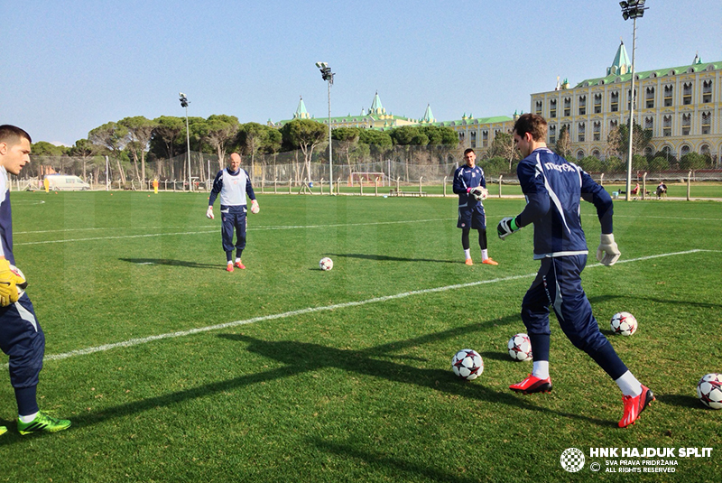 Jutarnji trening, Antalya 21. siječnja