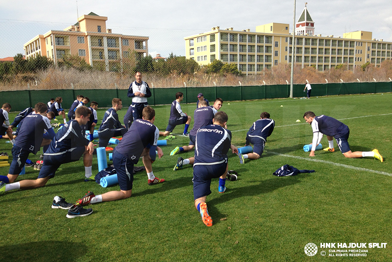 Jutarnji trening, Antalya 21. siječnja