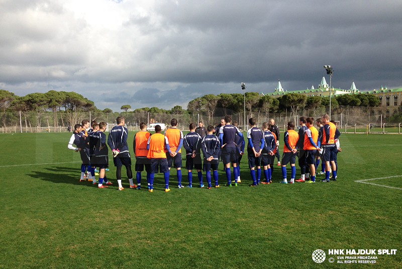 Jutarnji trening, Antalya 22. siječnja