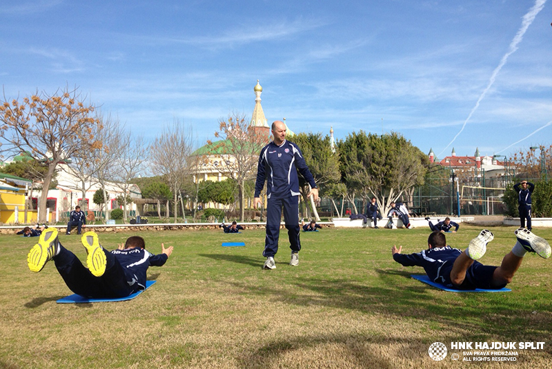 Jutarnji trening, Antalya 24. siječnja