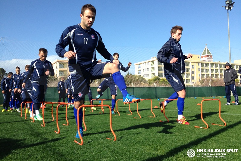 Jutarnji trening, Antalya 29. siječnja