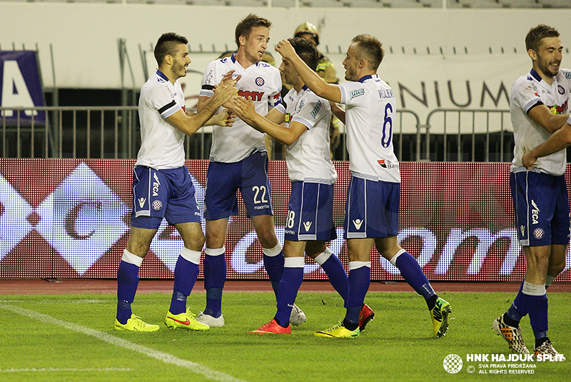 HNK Hajduk Split on X: Kraj prvog dijela na Poljudu: Hajduk