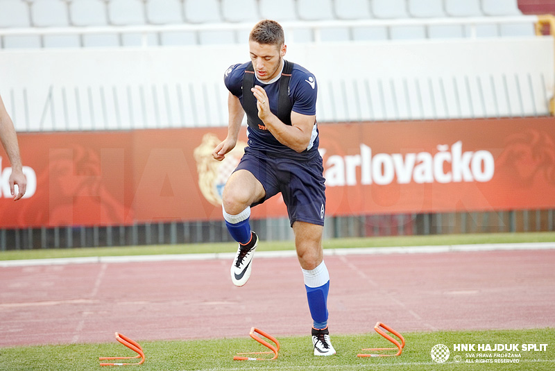 Prvi trening trenera Pušnika