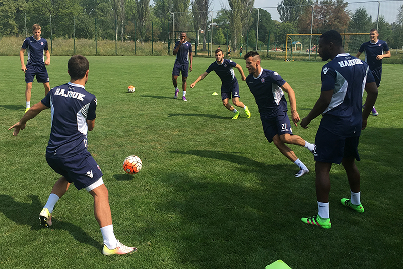 Aktivacijski trening Hajduka u Oleksandriji