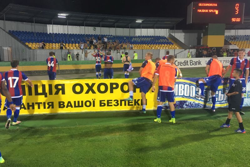 Oleksandrija: Oleksandrija - Hajduk 0:3