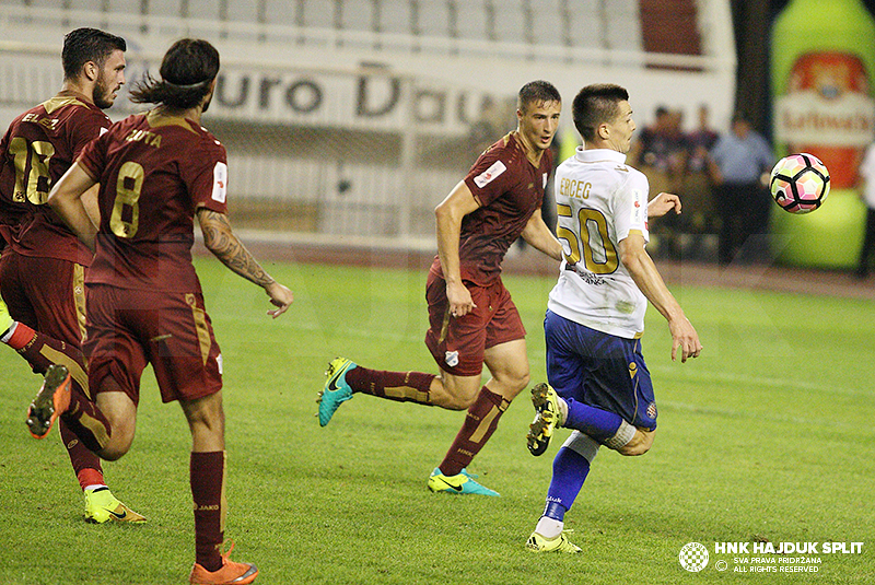 Poljud: Hajduk - Rijeka 2:4