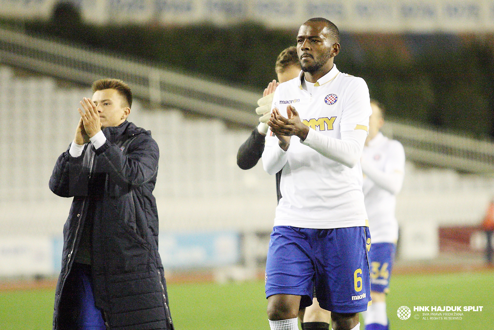 Rijeka, Croatia. 24th May, 2023. Players of Hajduk Split celebrate