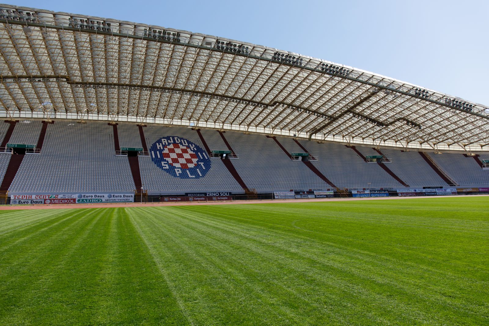 Poljud Stadium of Hajduk Split View from Across the Street Editorial Image  - Image of historic, building: 189664960