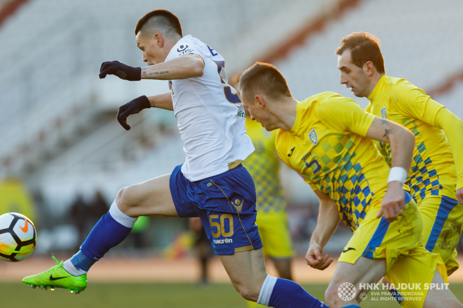 Hajduk Split run out winners versus NK Rudes 