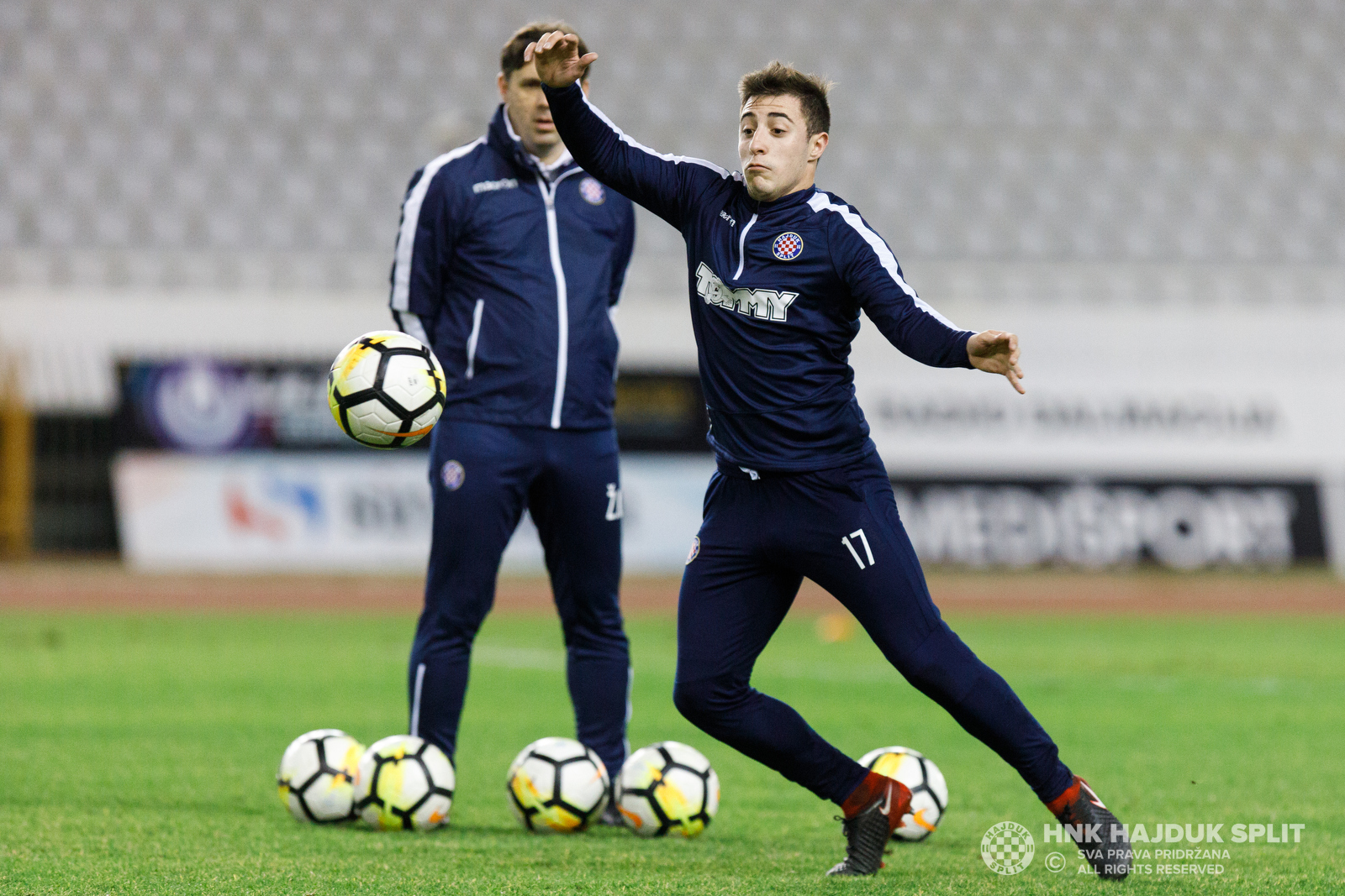 Prvi trening na zimskim pripremama