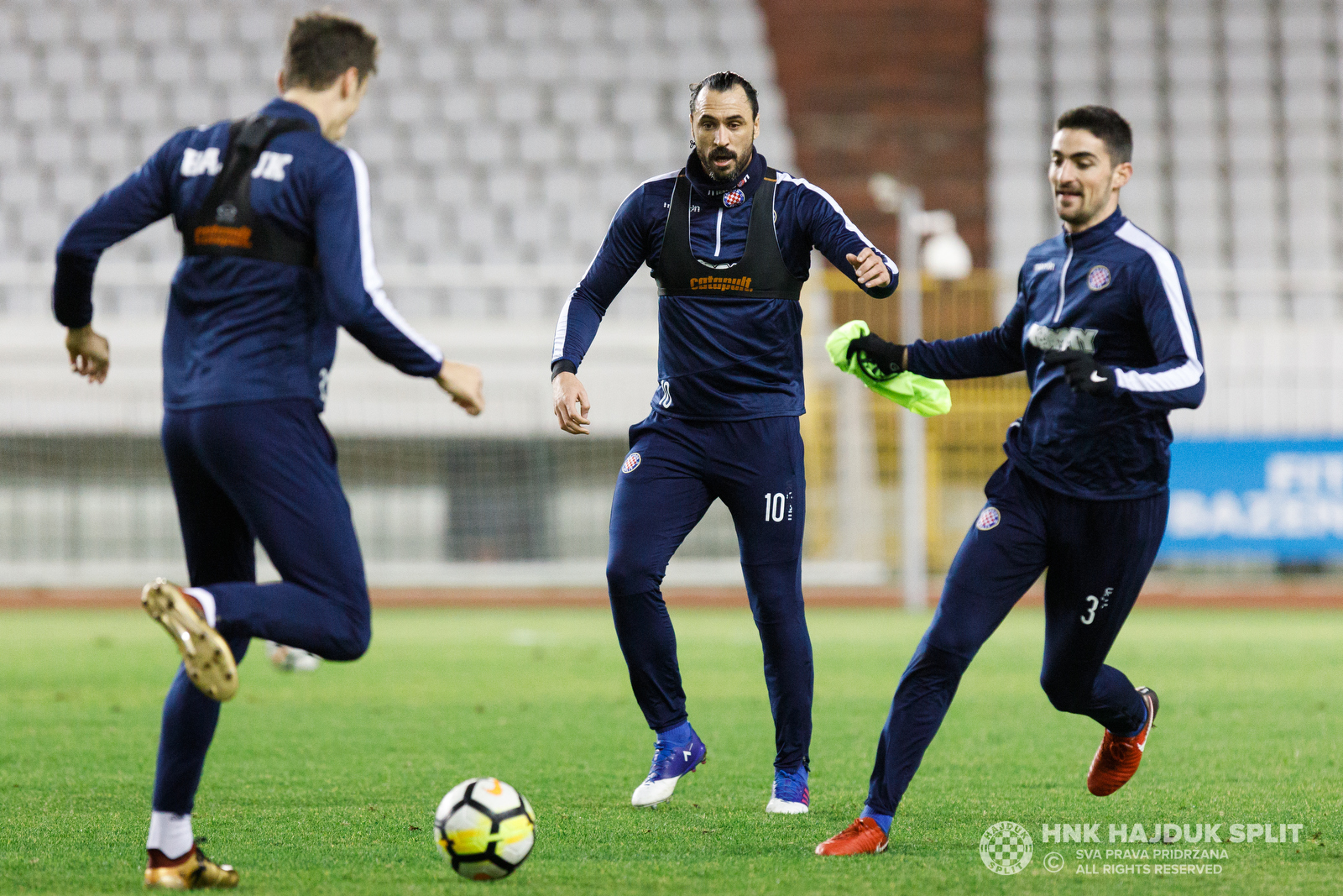 Prvi trening na zimskim pripremama