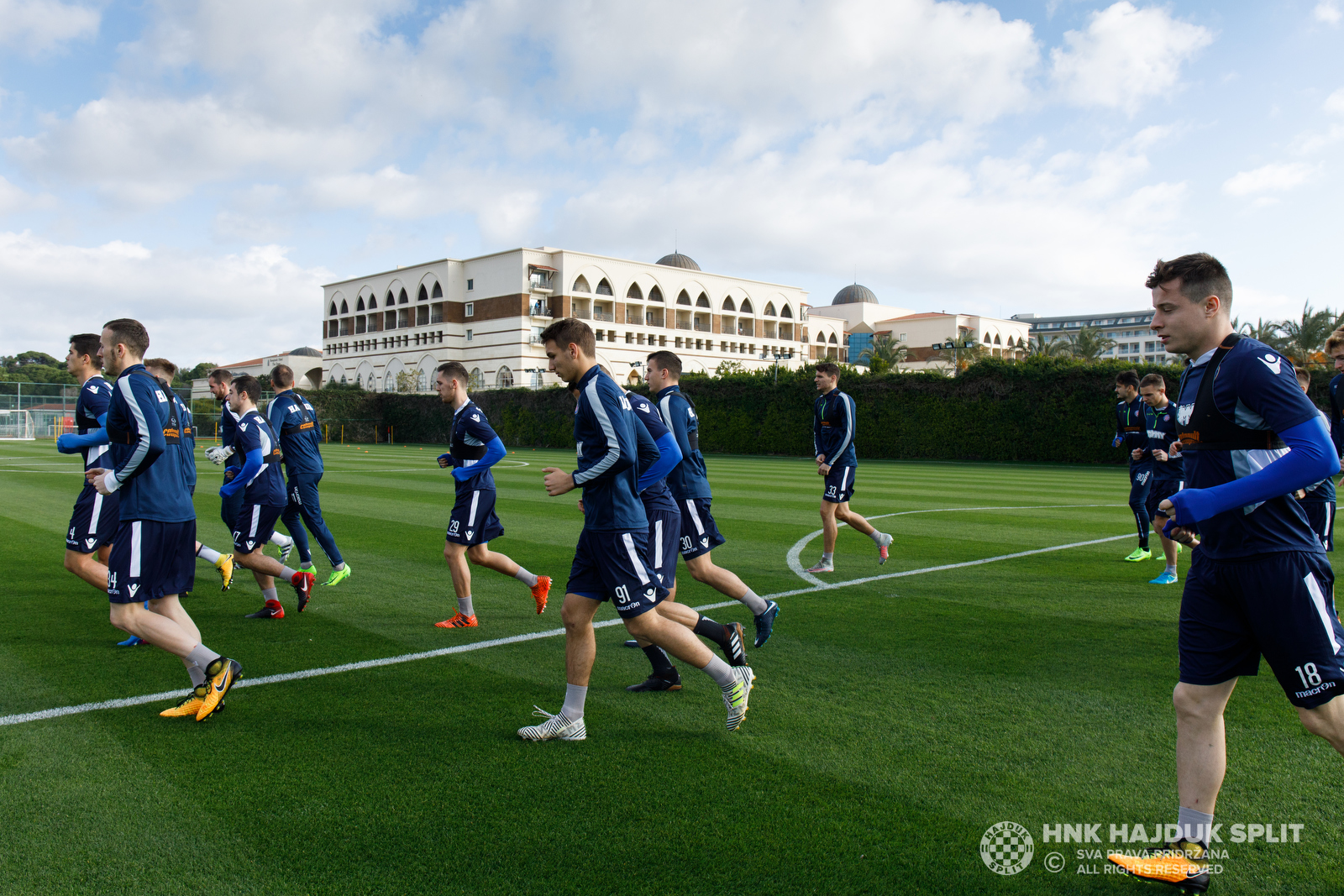 Belek 2018.: Prvi trening