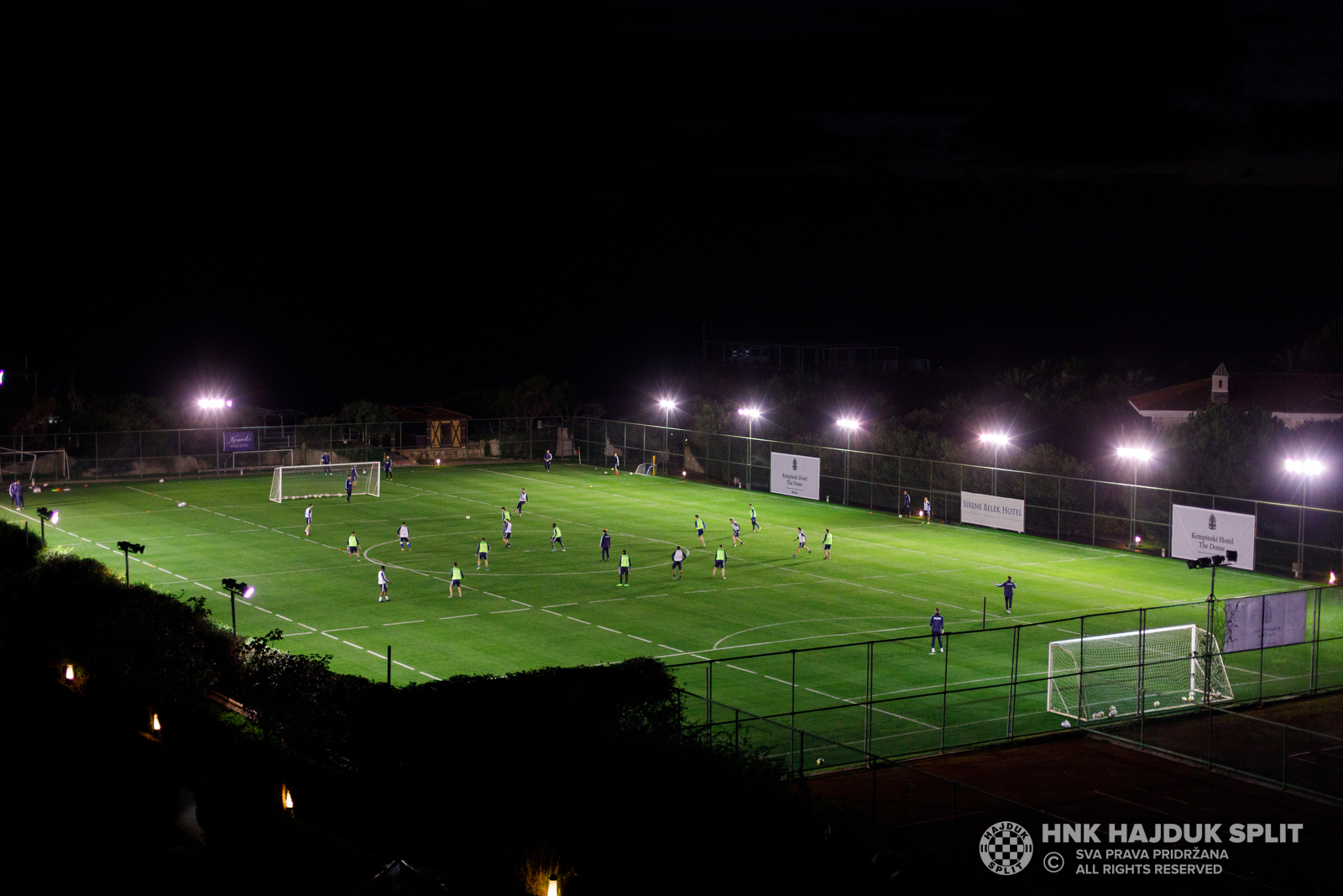 Belek, 17. siječnja: Poslijepodnevni trening