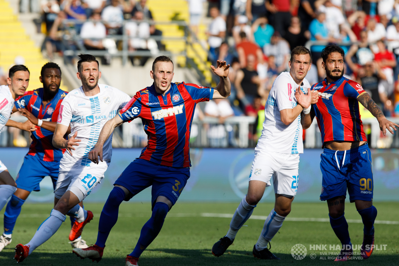 20, HNK Rijeka - HNK Hajduk Split 3:1 Stadion Rujevica 1.HN…