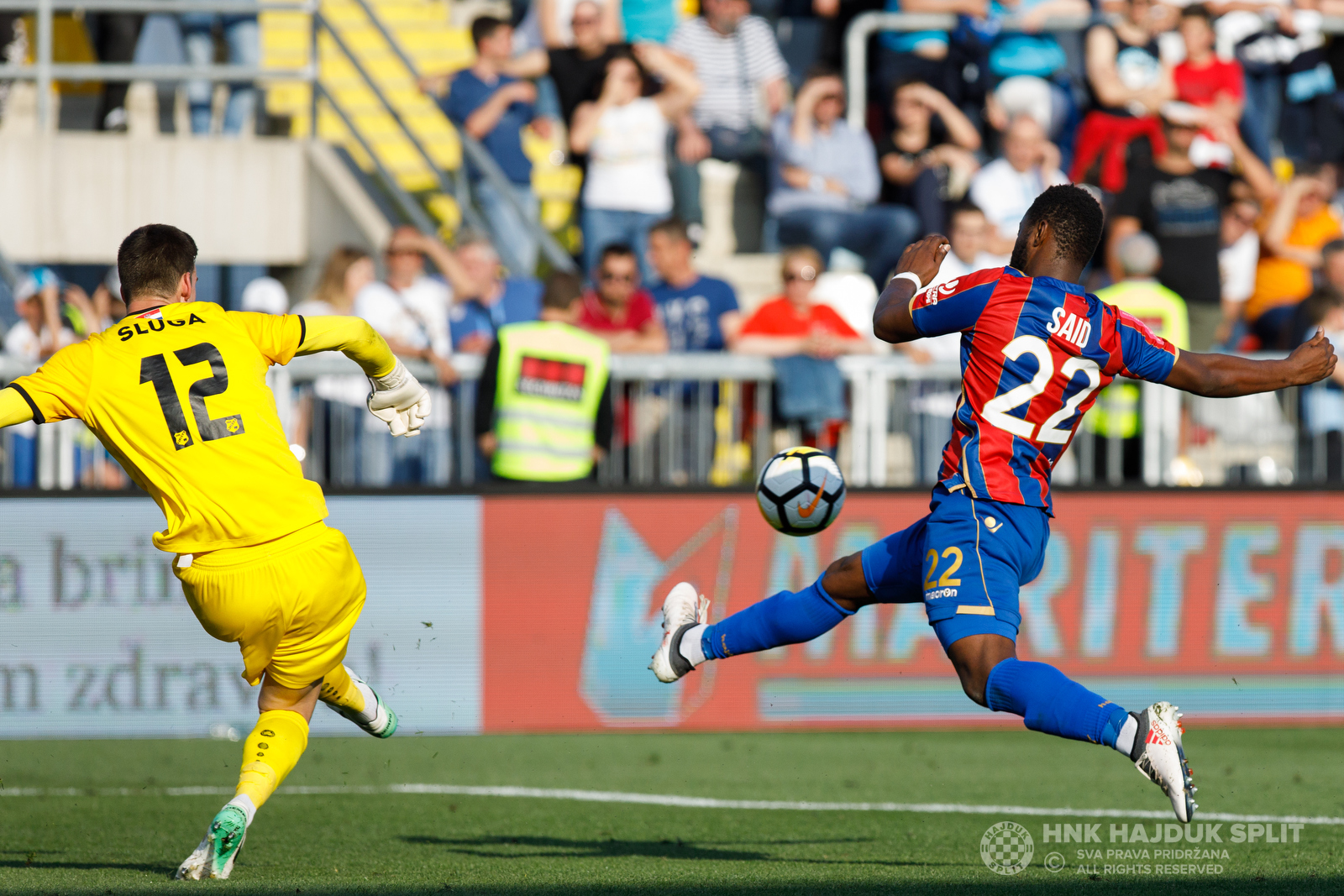 37, HNK Rijeka - HNK Hajduk Split 3:1 Stadion Rujevica 1.HN…