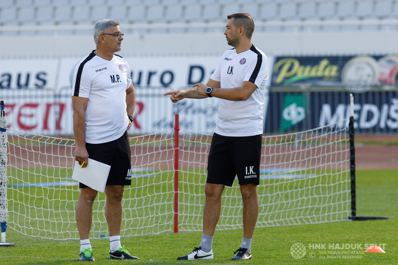 Trening uoči dvoboja s Istrom 1961