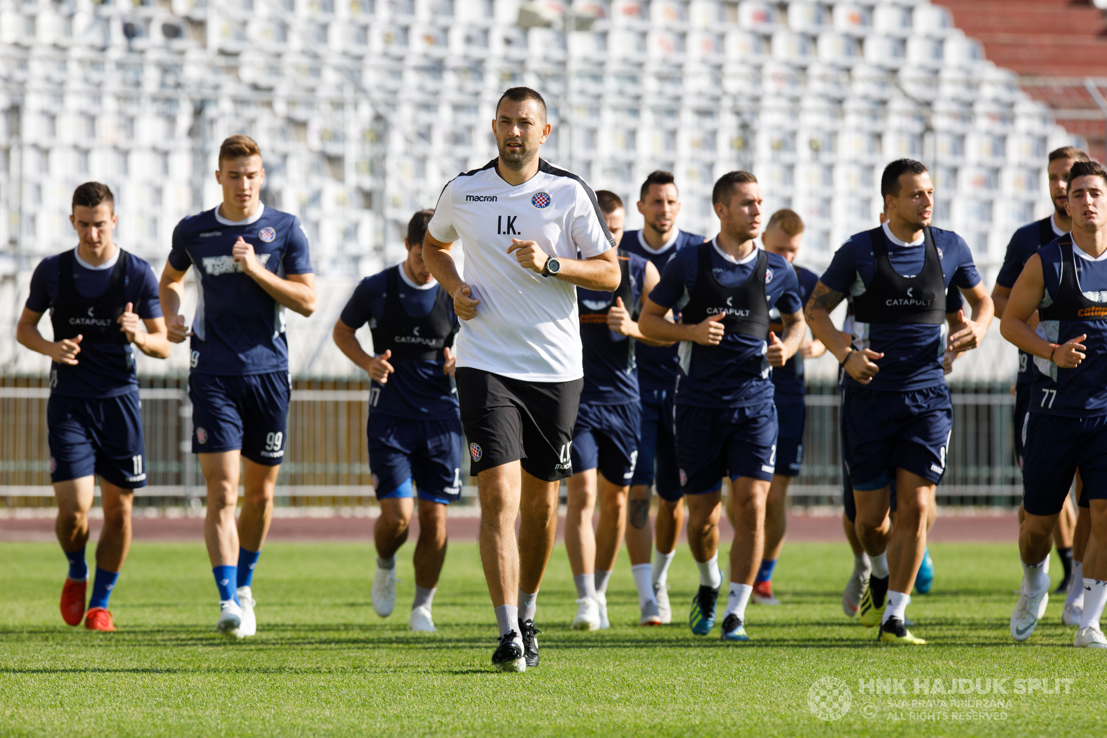 Trening uoči dvoboja s Istrom 1961