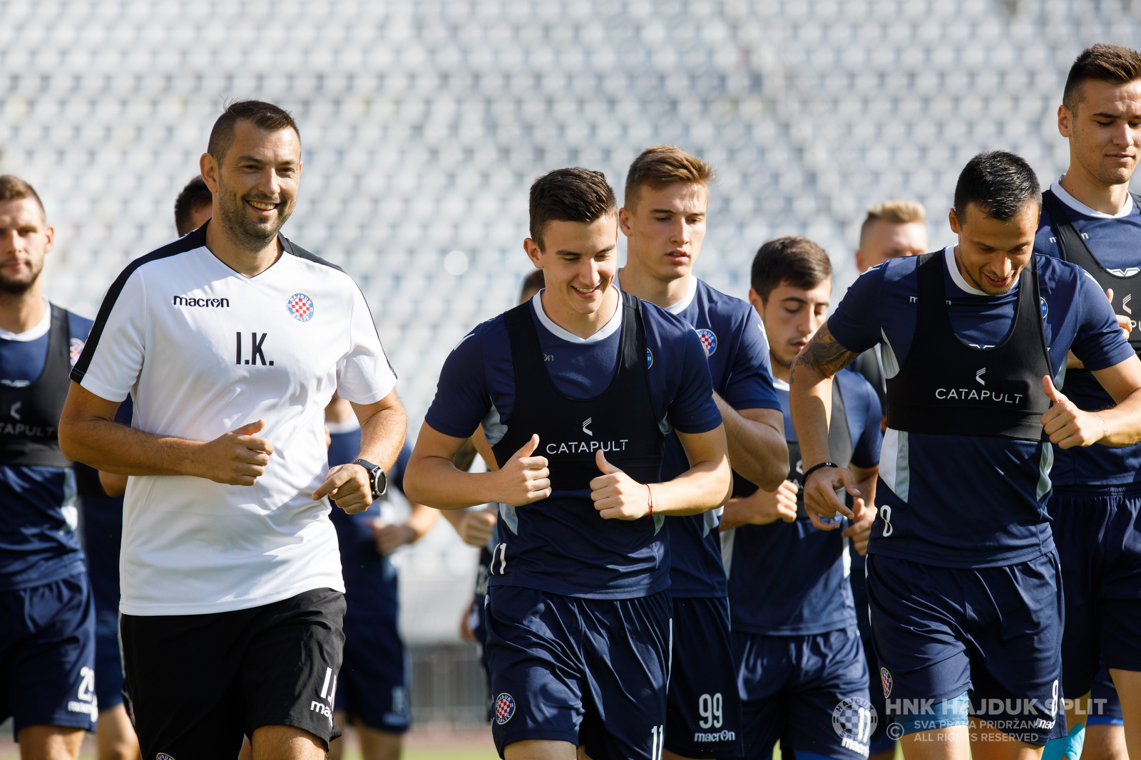 Trening uoči dvoboja s Istrom 1961