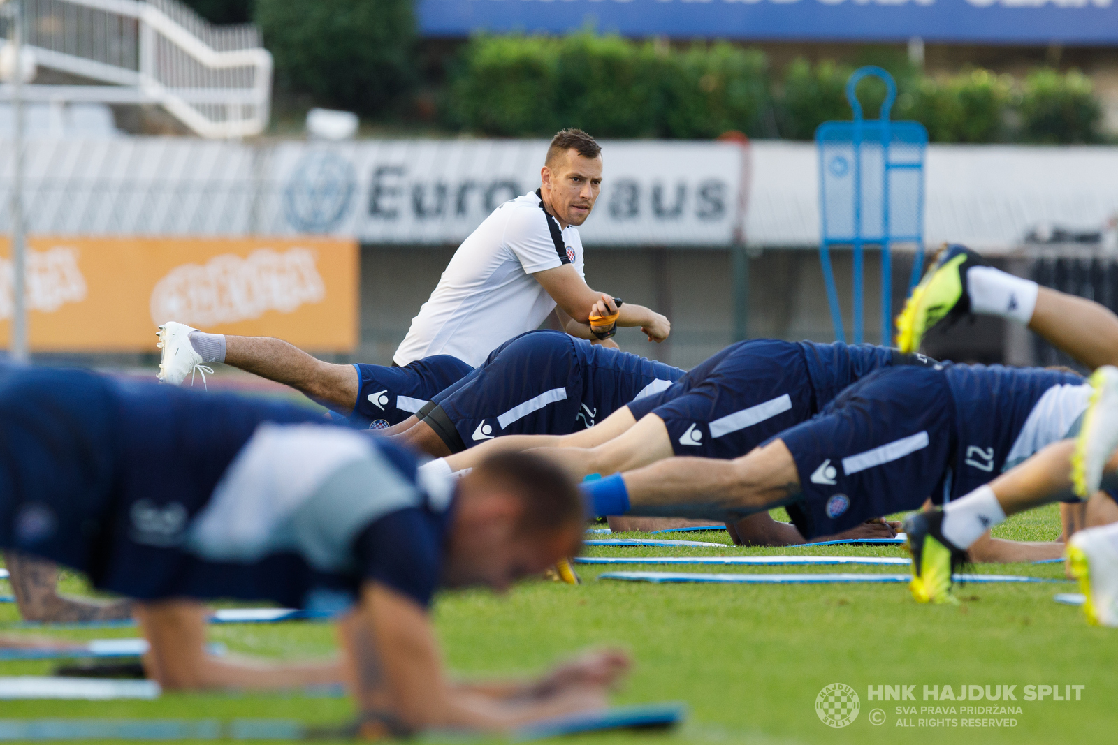 Trening uoči dvoboja s Istrom 1961