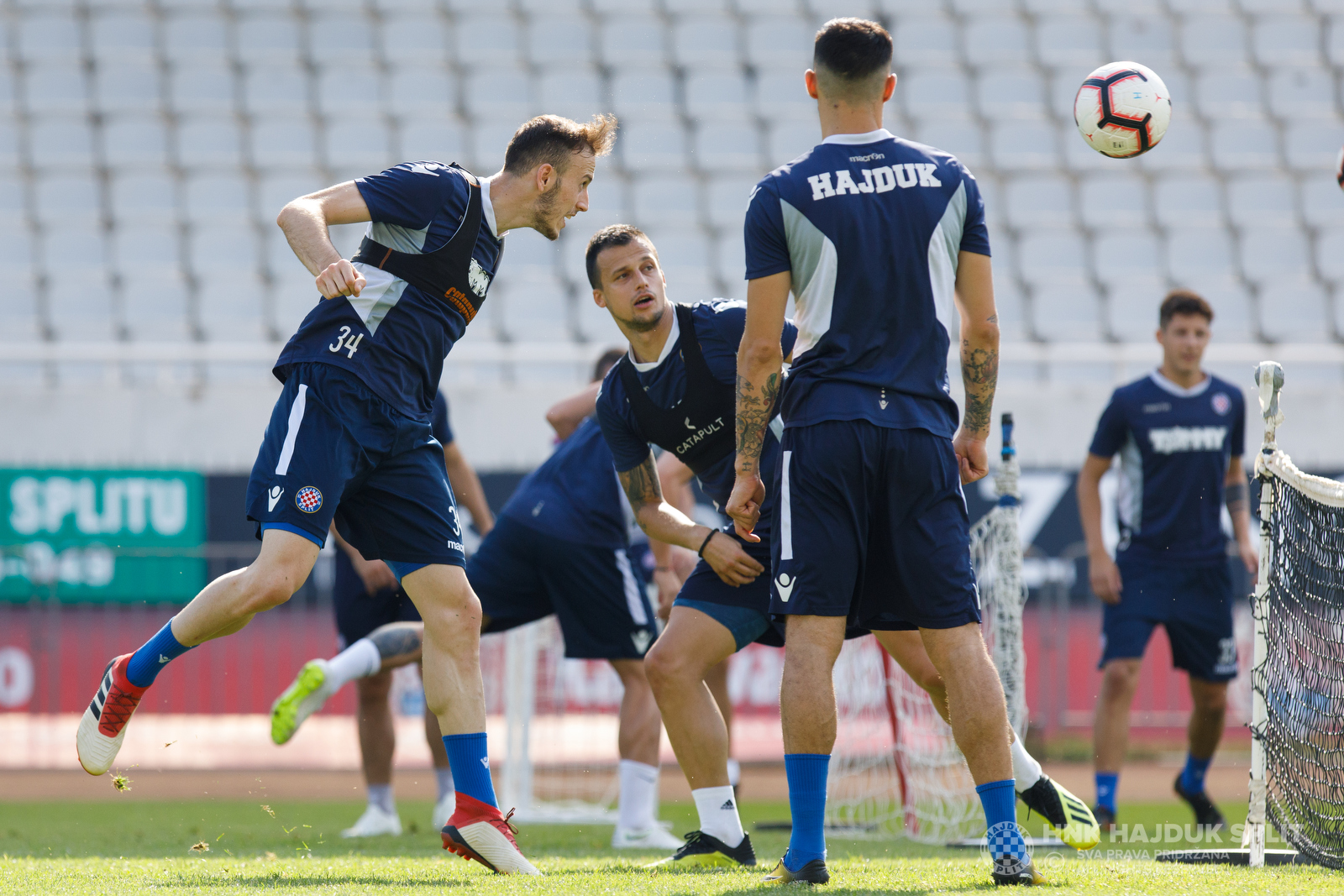 Trening uoči dvoboja s Istrom 1961