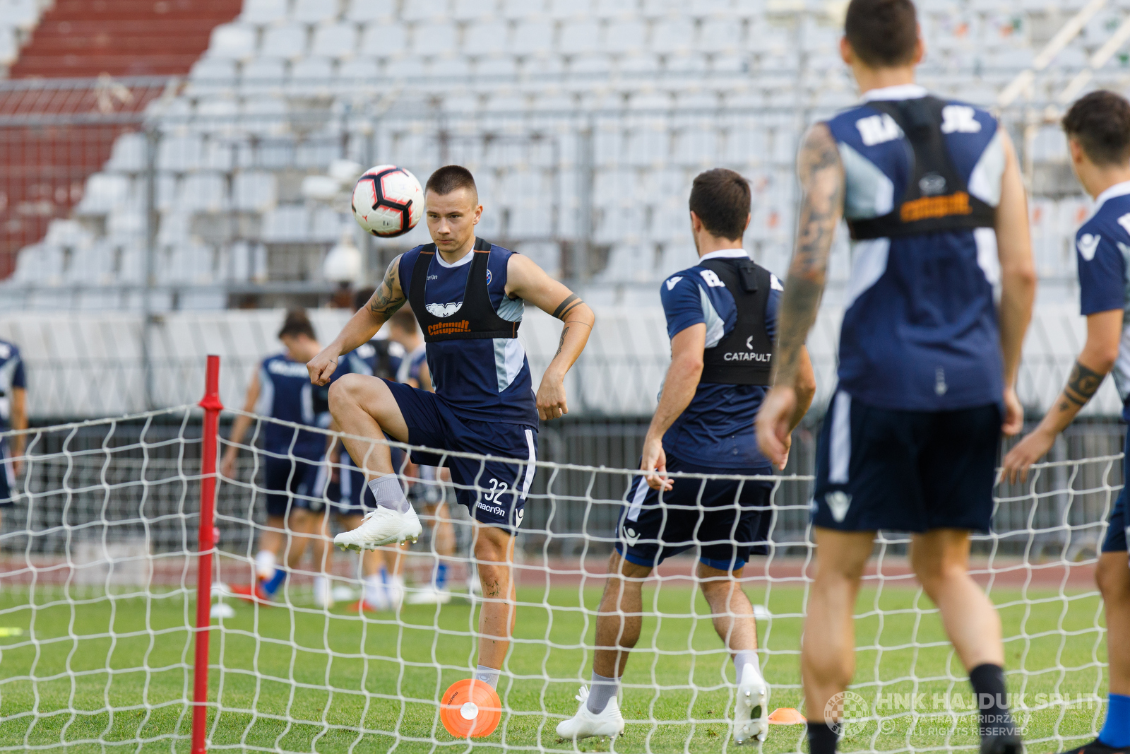 Trening uoči dvoboja s Istrom 1961