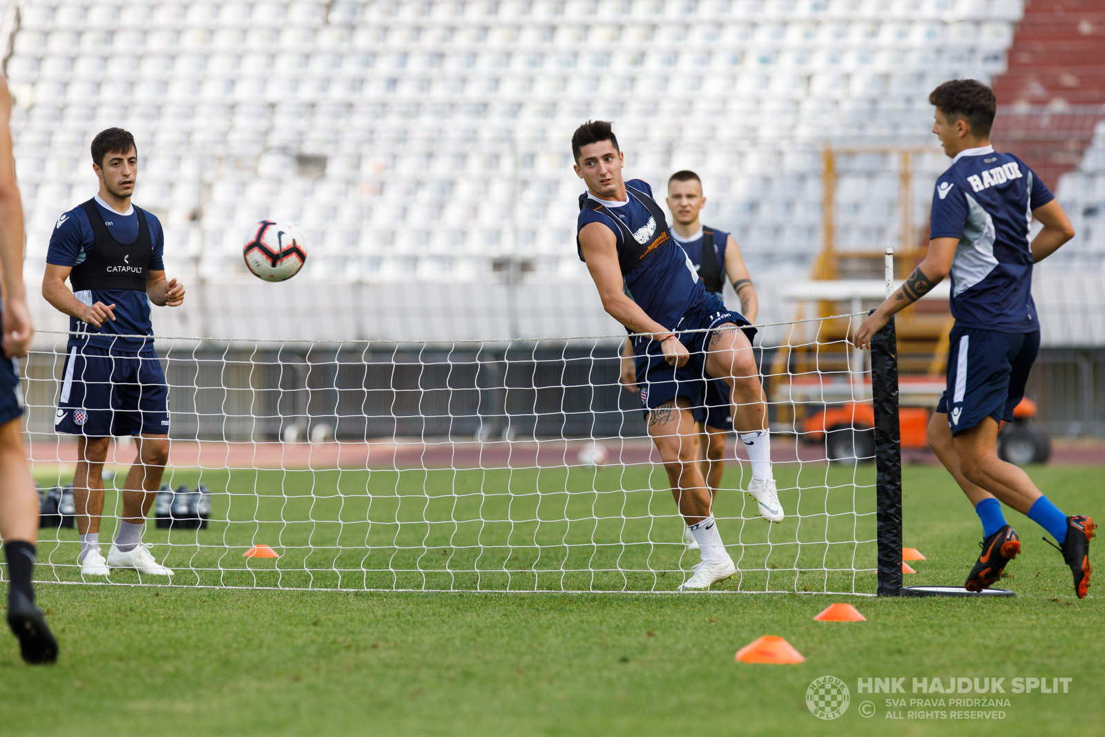 Trening uoči dvoboja s Istrom 1961