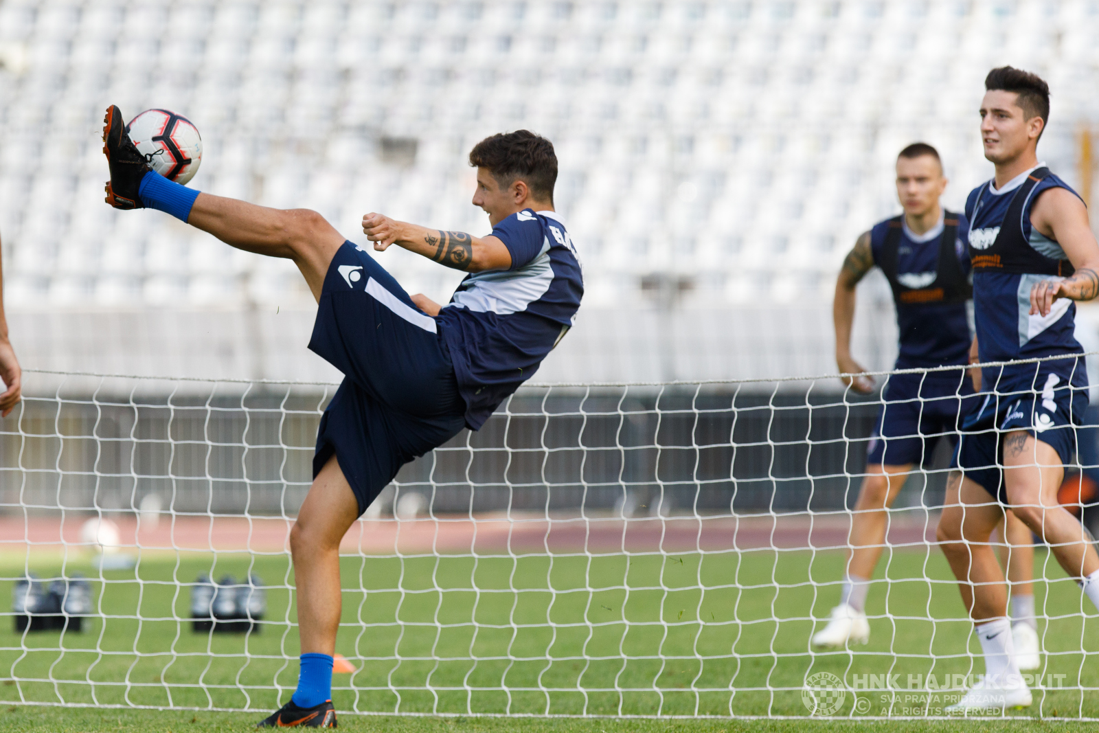 Trening uoči dvoboja s Istrom 1961