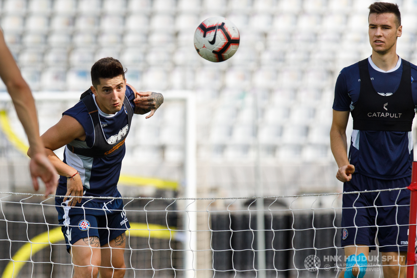 Trening uoči dvoboja s Istrom 1961