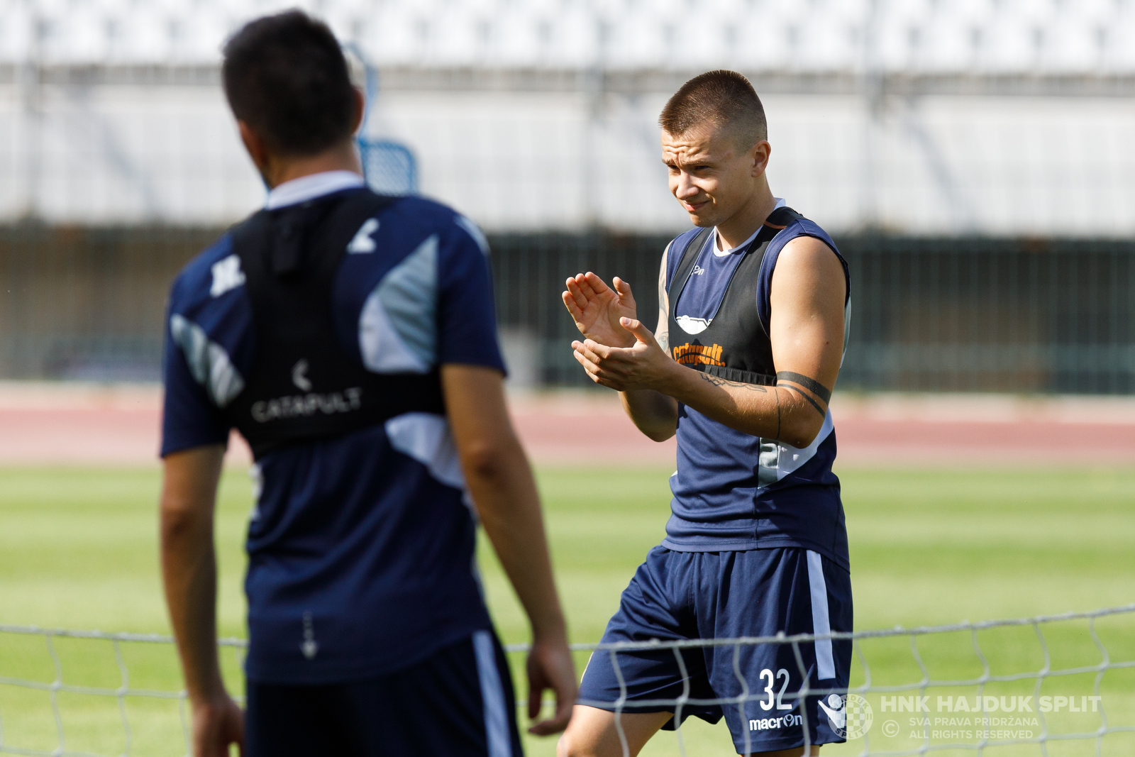 Trening uoči dvoboja s Istrom 1961