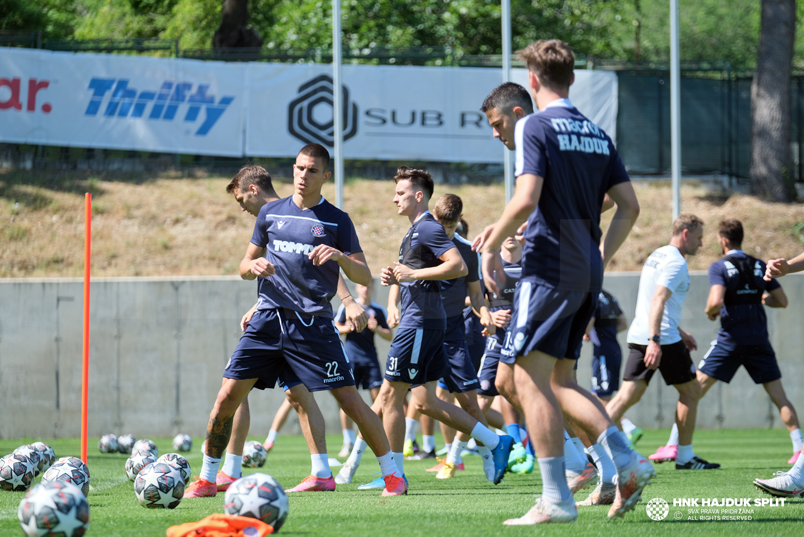 Trening uoči polaska u Dubrovnik