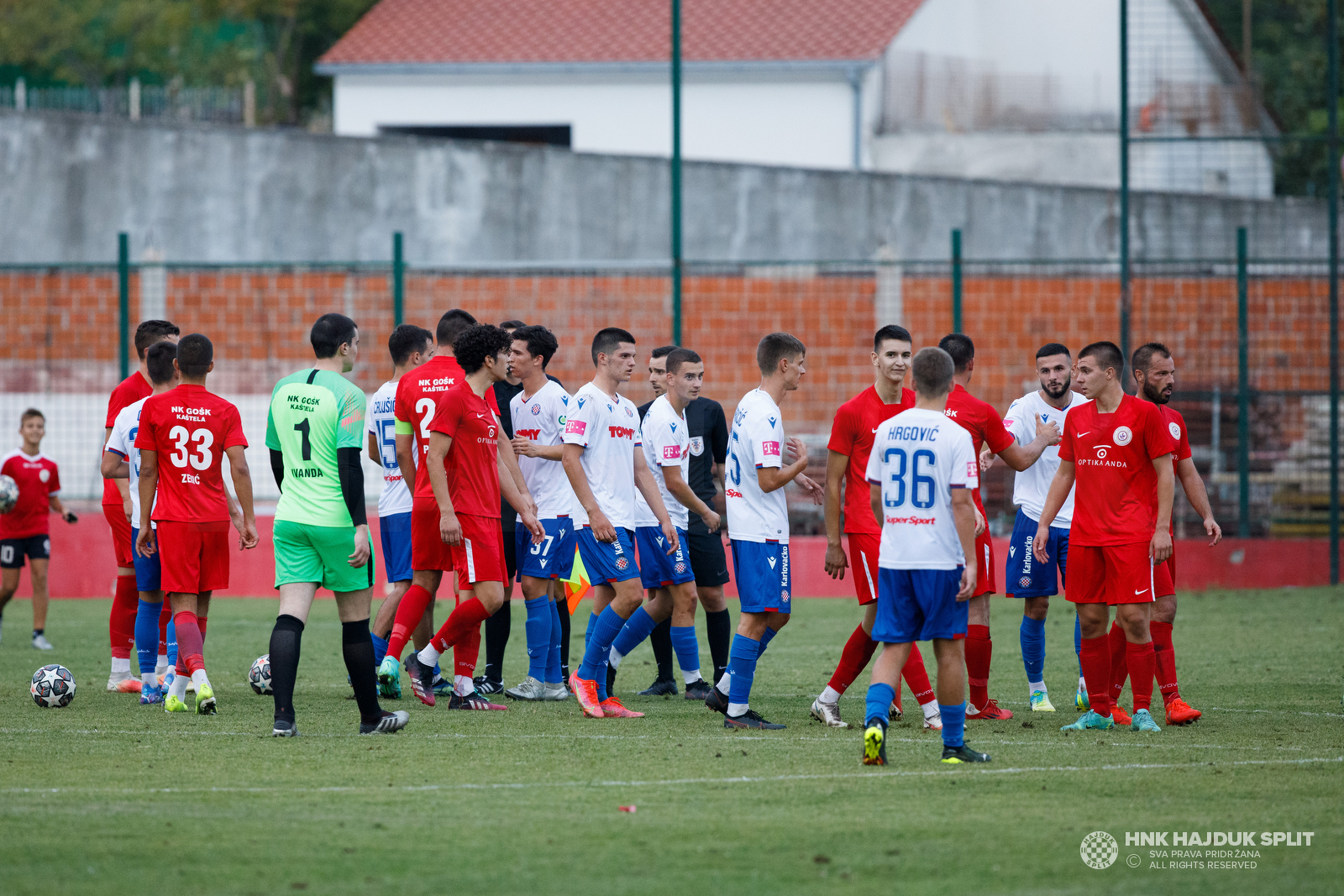 Prijateljska utakmica: GOŠK Kaštela - Hajduk 1:3