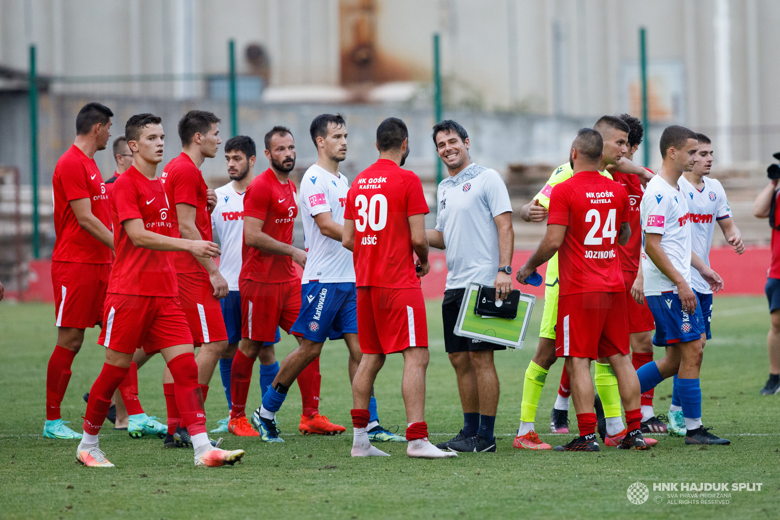 Prijateljska utakmica: GOŠK Kaštela - Hajduk 1:3