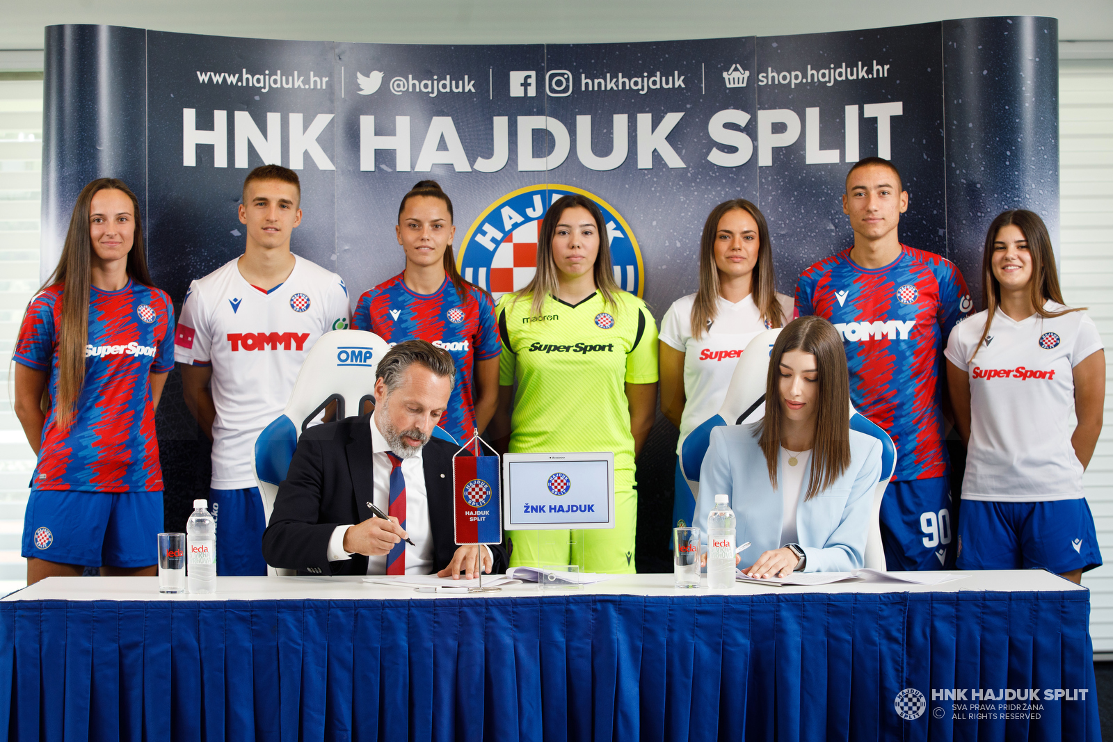 ŽNK Hajduk: Potpisivanje poslovno-tehničke suradnje