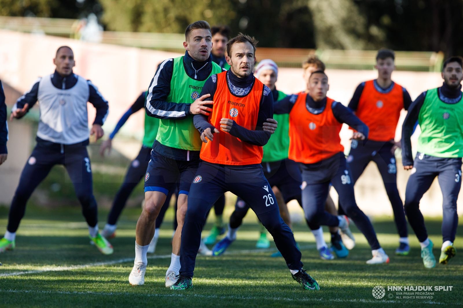 Trening uoči pripremne utakmice s Varaždinom