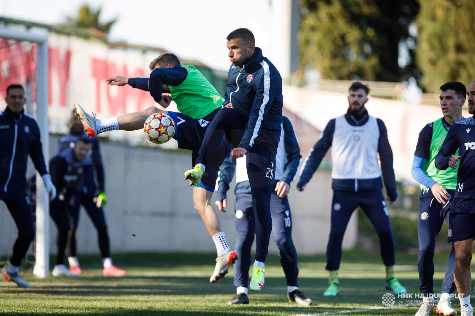 Trening uoči pripremne utakmice s Varaždinom