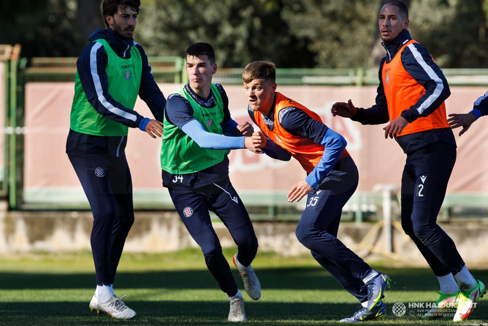 Trening uoči pripremne utakmice s Varaždinom