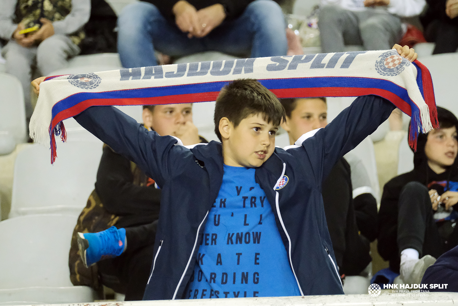 HNK Hajduk Split on X: Kraj prvog dijela na Poljudu: Hajduk - Gorica 1:0.  Ajmo Bijeli! 💪💪💪❤️💙 #samohajduk  / X