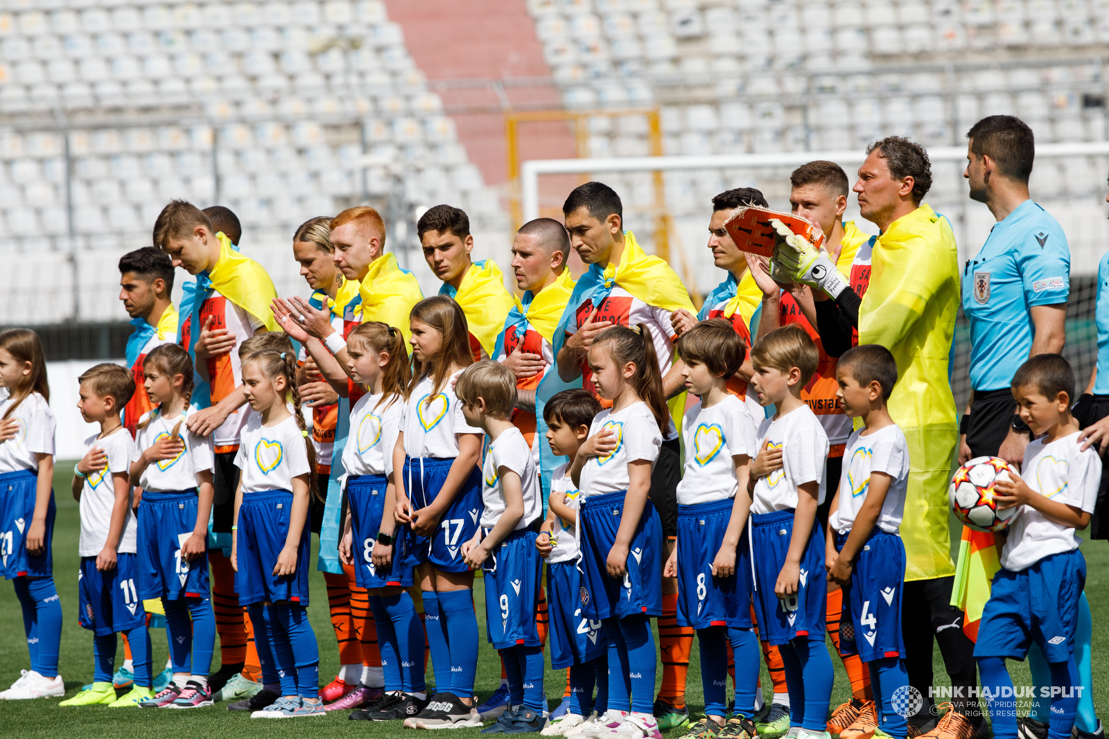 Humanitarna prijateljska utakmica: Hajduk - Šahtar 3:3