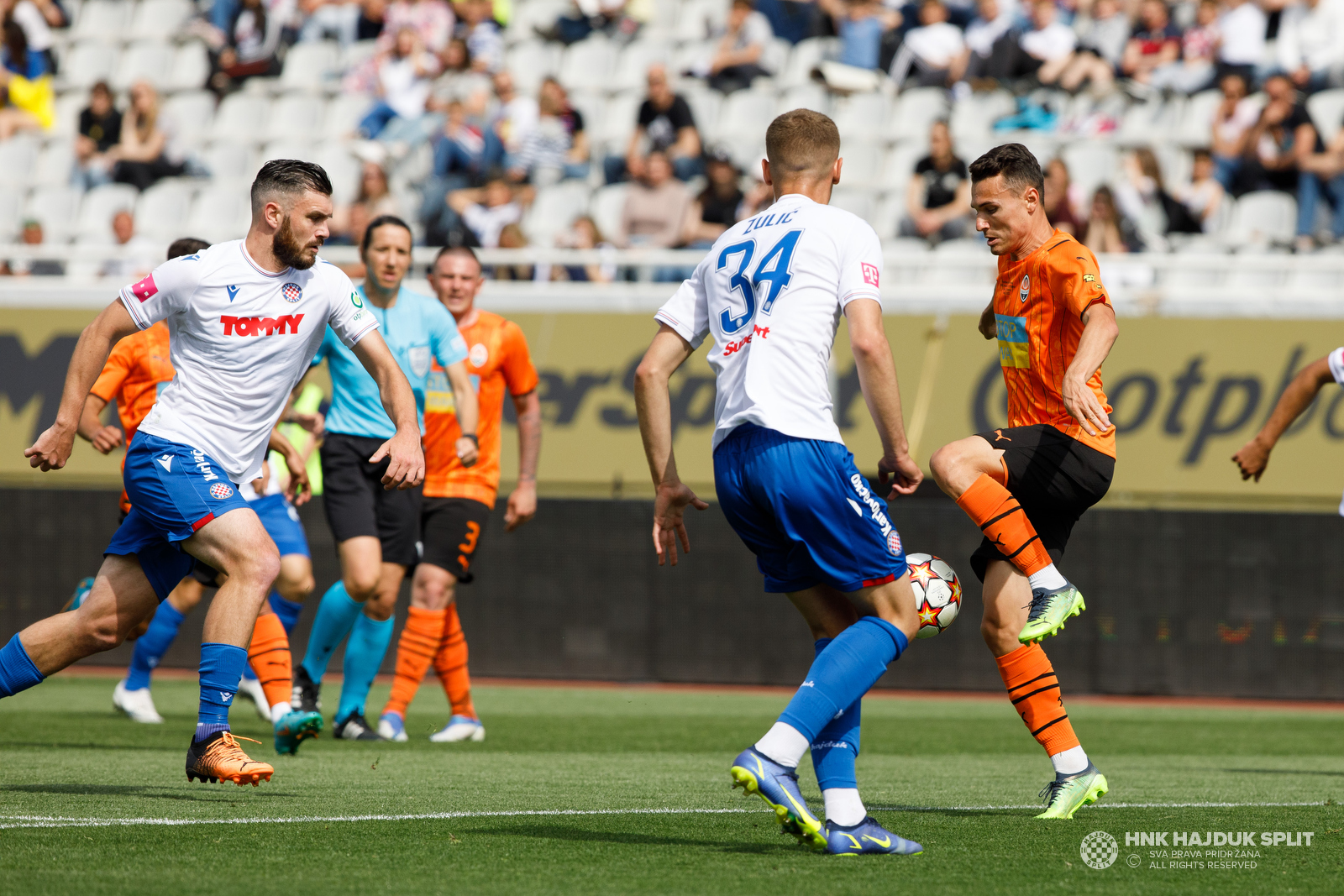 Humanitarna prijateljska utakmica: Hajduk - Šahtar 3:3