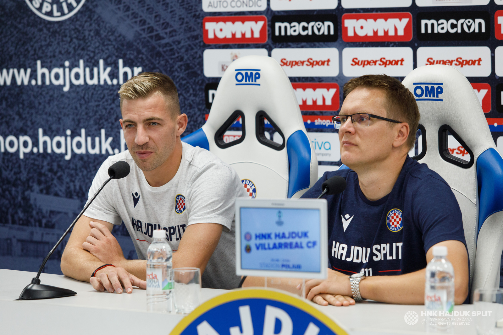 Konferencija za medije uoči utakmice Hajduk - Villarreal