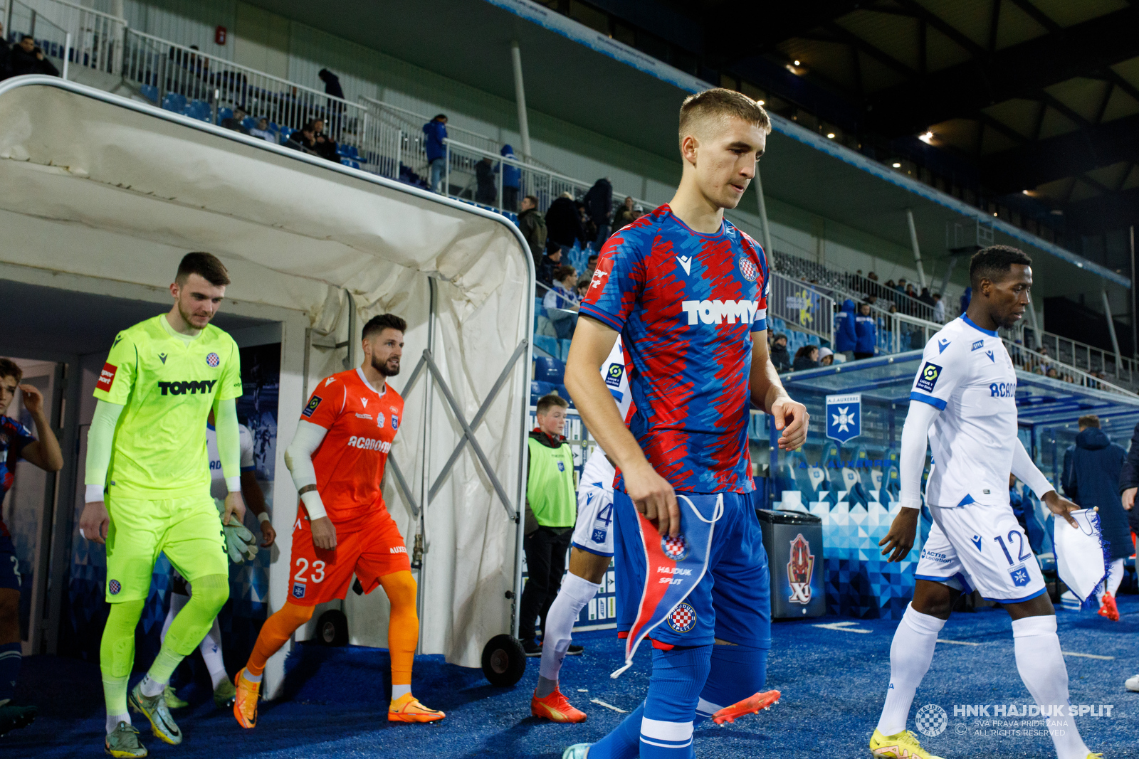 Prijateljska utakmica: Auxerre - Hajduk 1:0