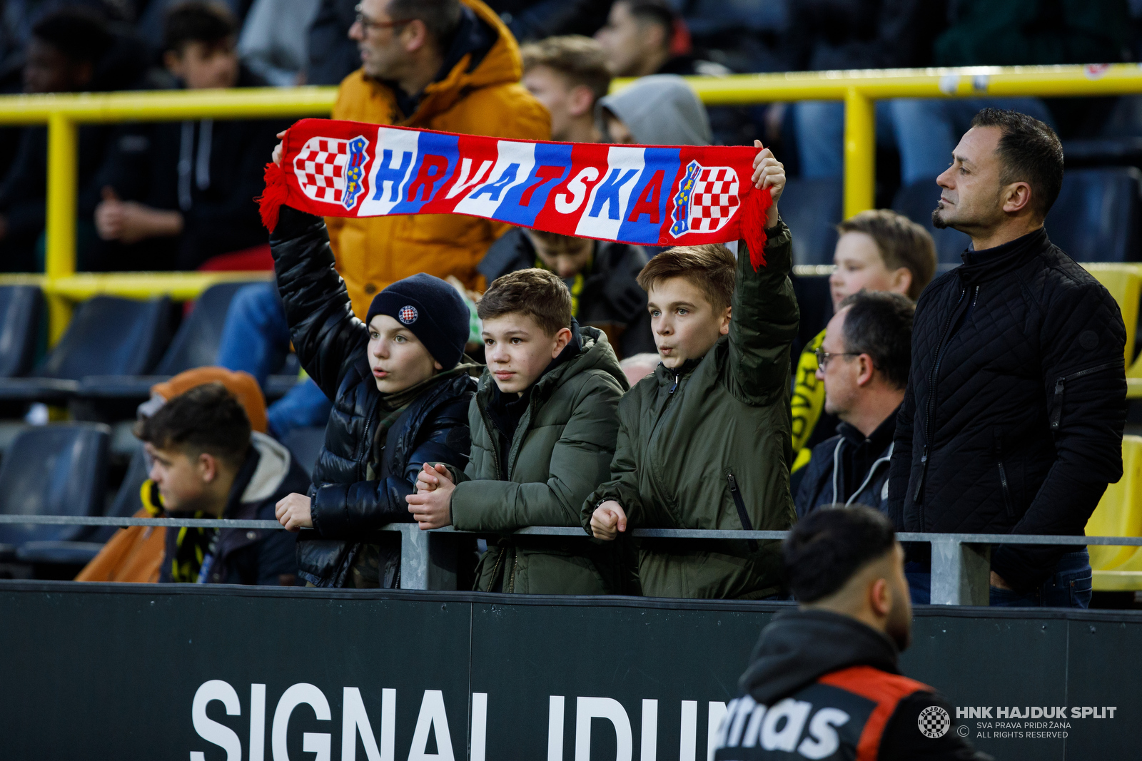 SN] UEFA Youth League quarterfinal match between Borussia Dortmund U19 and Hajduk  Split U19 will be played at the Signal Iduna Park, due to very high  interest of Hajduk fans and thus
