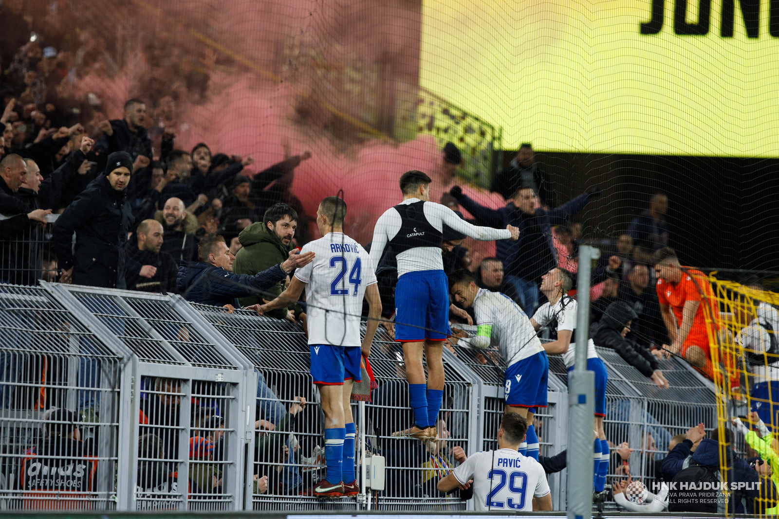 SN] UEFA Youth League quarterfinal match between Borussia Dortmund U19 and Hajduk  Split U19 will be played at the Signal Iduna Park, due to very high  interest of Hajduk fans and thus